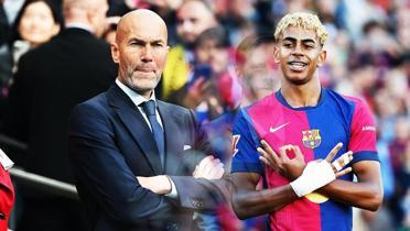 Zinedine Zidane'dan Lamine Yamal'a byk vg: Hayatmda byle bir ey grmedim