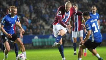 Erling Haaland, Norve'e galibiyeti getirdi
